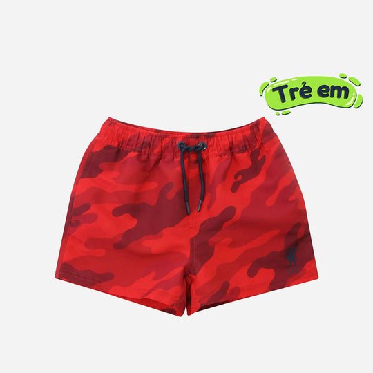 Boys' Lfc Junior Camo Shorts - Red