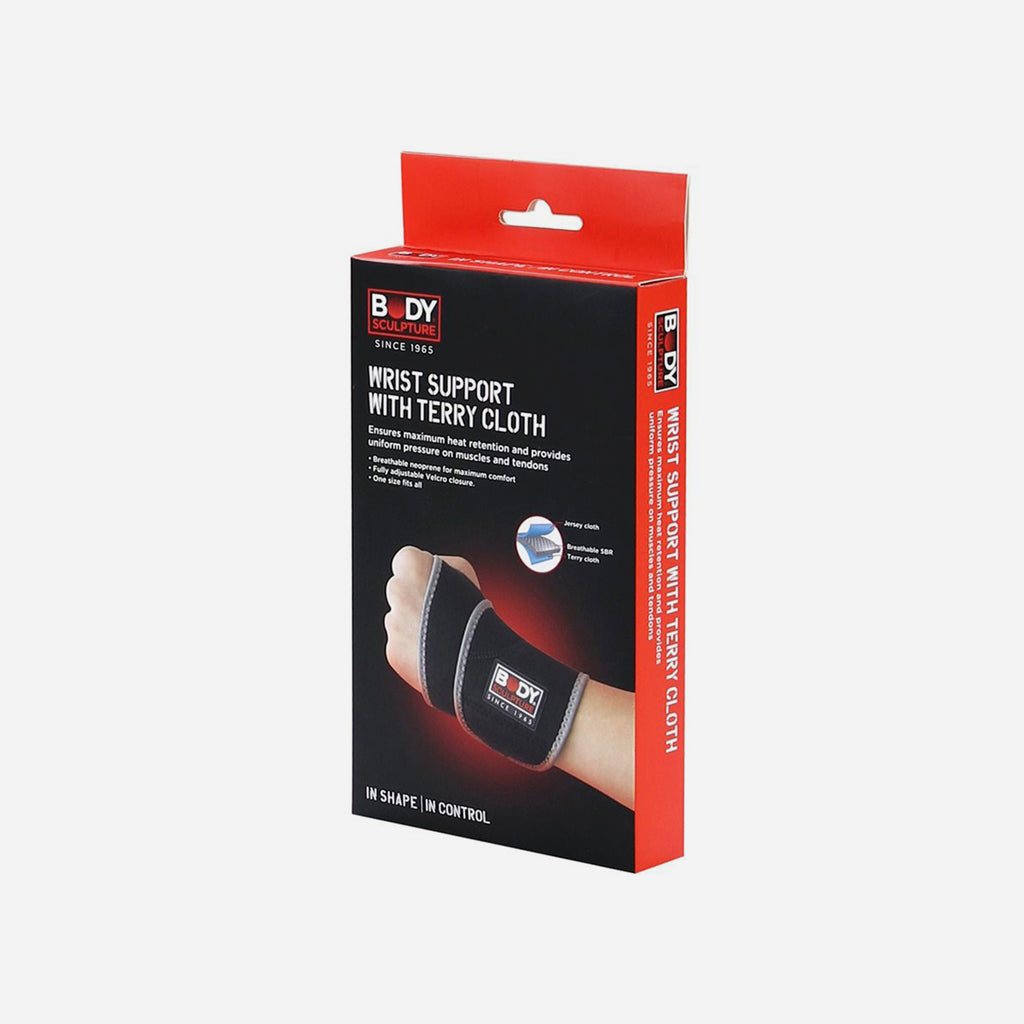 Dụng Cụ Hỗ Trợ Cổ Tay Body Sculpture Wrist Support Open Patella With Terry Cloth - Supersports Vietnam