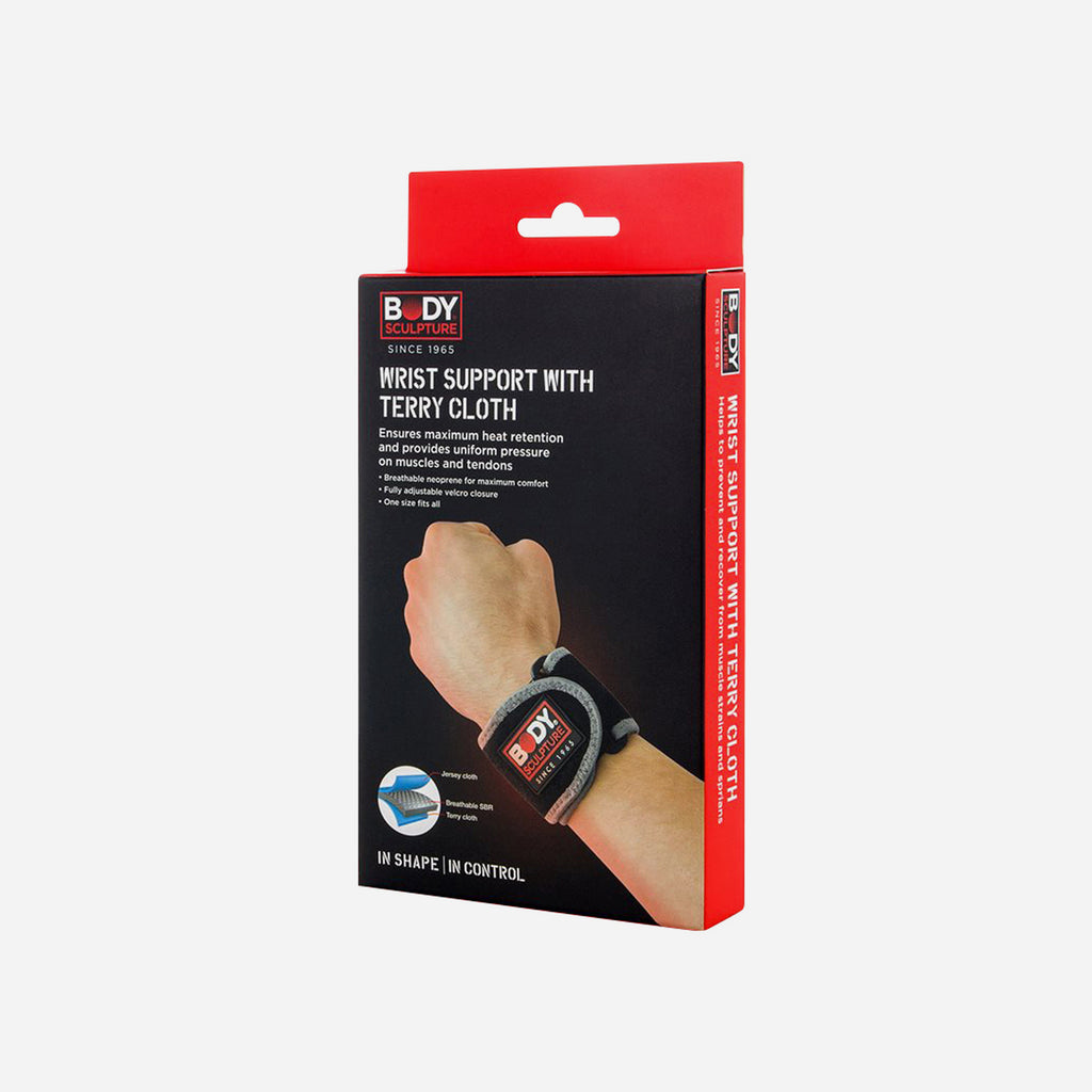 Dụng Cụ Hỗ Trợ Cổ Tay Body Sculpture Wrist Support With Terry Cloth - Supersports Vietnam