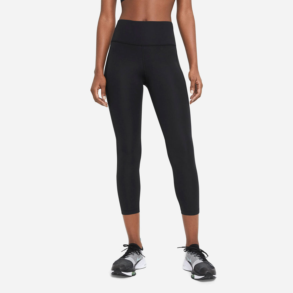 Women's Nike Mid-Rise Crop Tights - Black