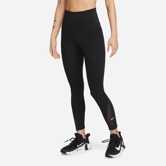 Women's Nike One High-Waisted 7/8 Tights - Black