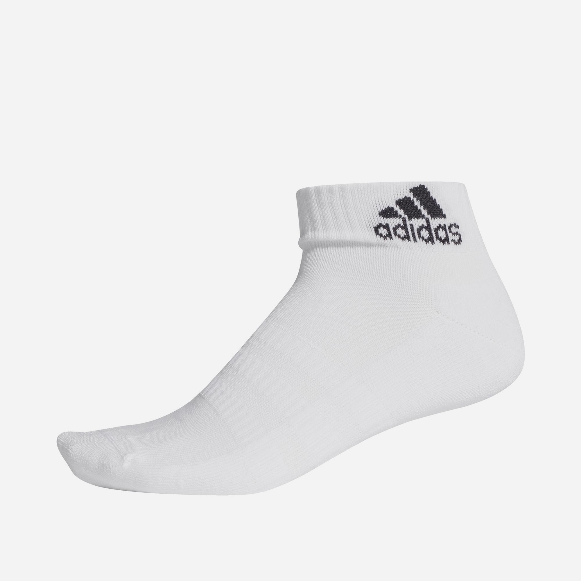 Vớ Adidas Cush Ankle 1 Pair White/White/Black - Supersports Vietnam
