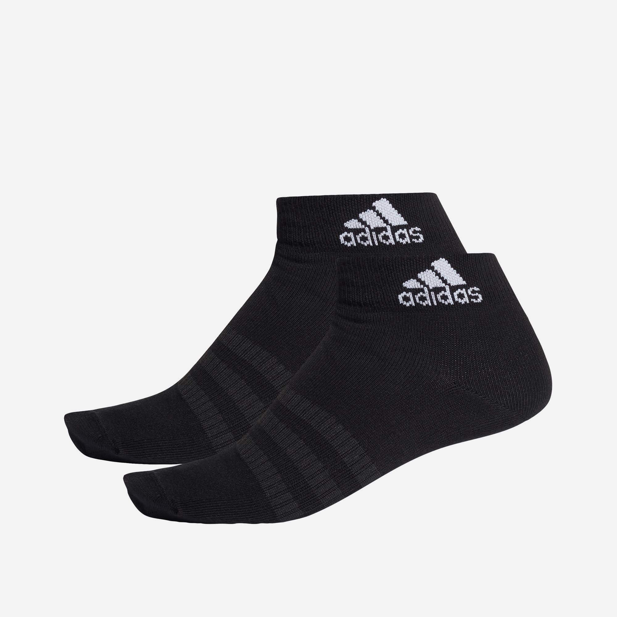 Vớ Adidas Light Ankle 1 Pair Black/Black/White - Supersports Vietnam