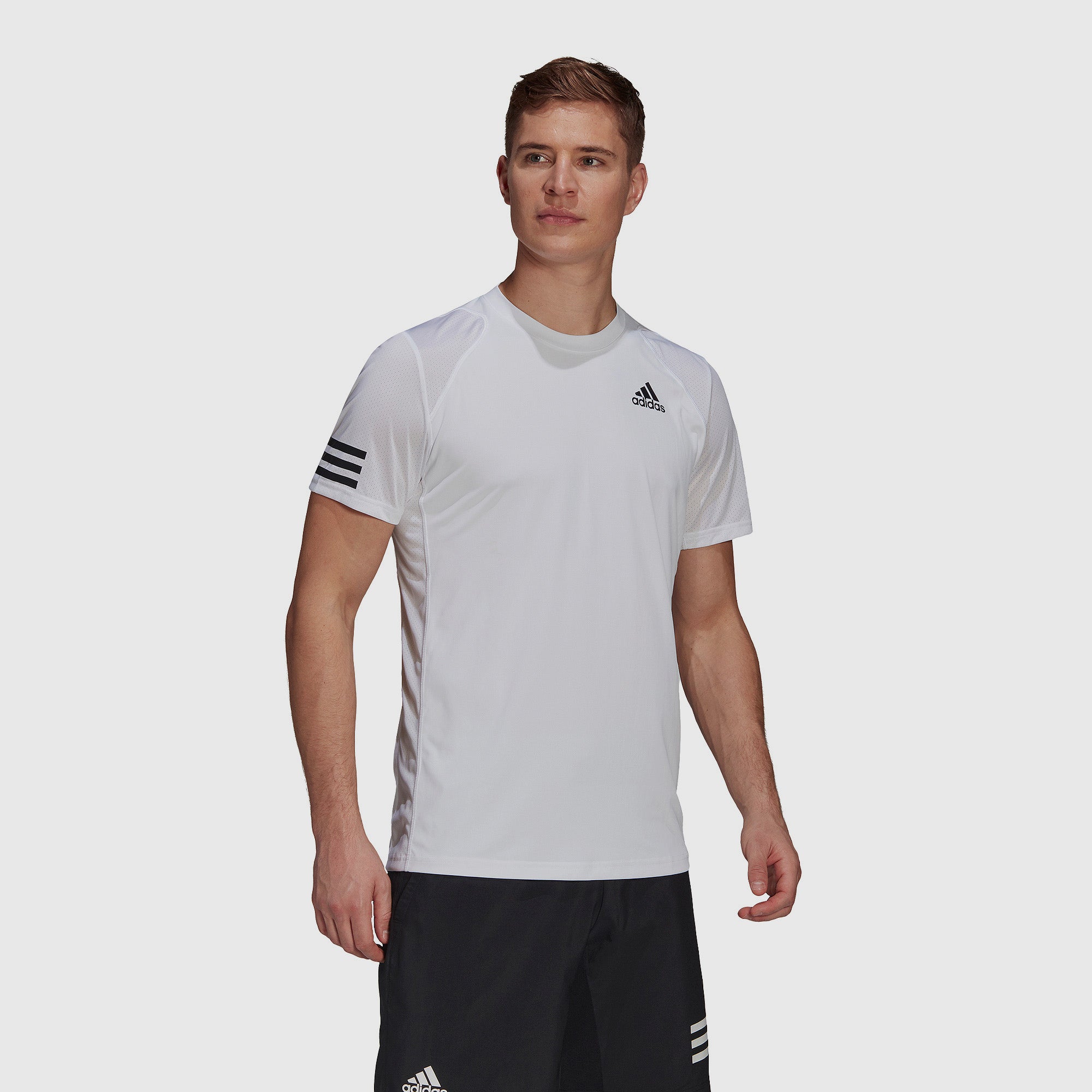 Áo Thun Tennis Nam Adidas 3 Sọc Club - Supersports Vietnam