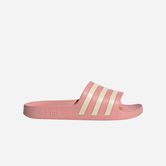 Women's Adidas Adilette Aqua Slides - Pink