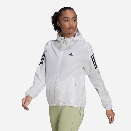 Women's Adidas Own The Run Jacket - White