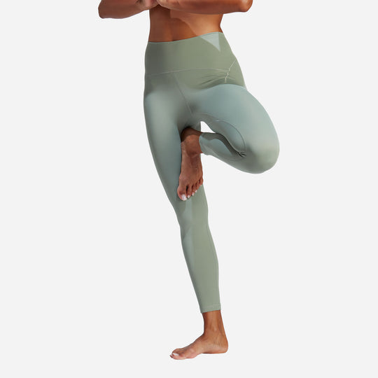 Quần Bó Thể Thao Nữ Adidas Yoga Studio Luxe 7/8 - Xanh Mint