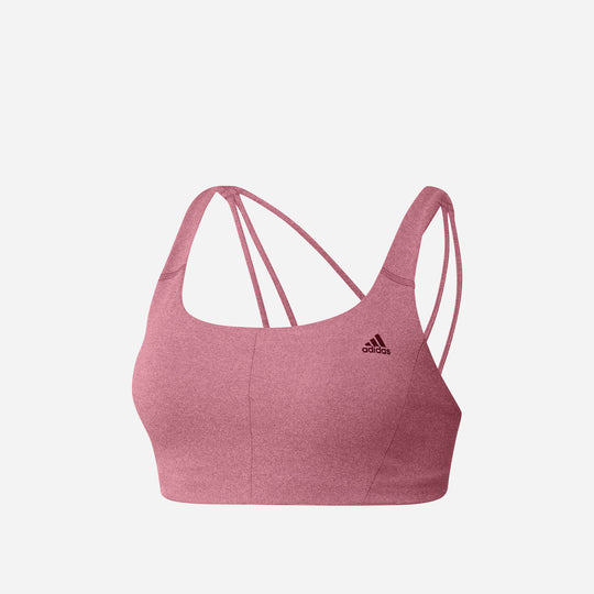 Women's Adidas Medium Support Coreflow Sport Bra - Pink