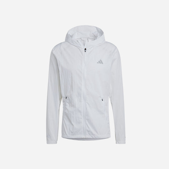 Men's Adidas Marathon Jacket - White