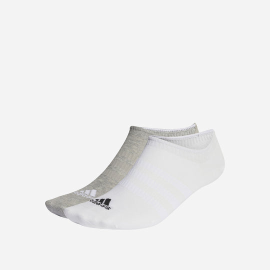 Adidas Thin And Light No Show (3 Packs) Socks - Gray