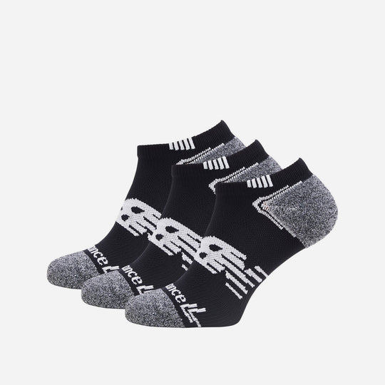 New Balance No Show Run (3 Packs) Socks - Black