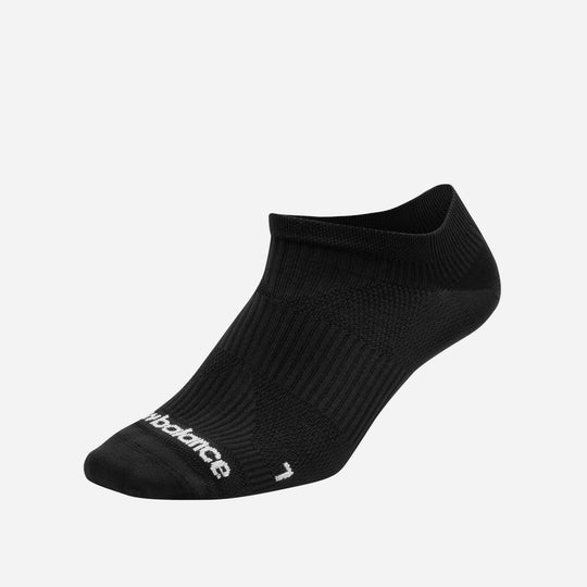 New Balance Run Flat Knit No Show (1 Pack) Socks - Black
