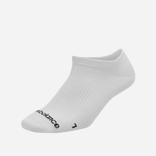 New Balance Run Flat Knit No Show (1 Pack) Socks - White