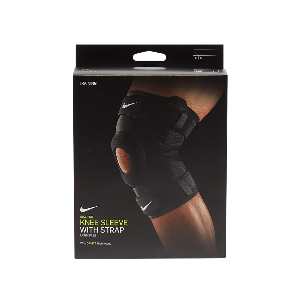 Dụng Cụ Hỗ Trợ Khớp Gối Nike Accessories Pro Open Knee Sleeve With Strap - Supersports Vietnam