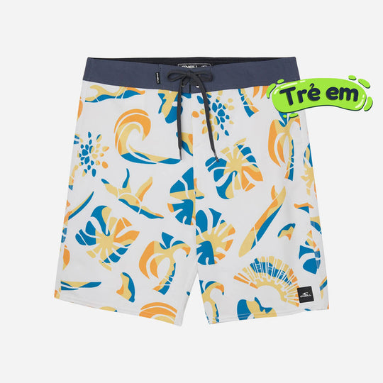 Boys' O'Neill Hyperfreak Mysto 16" Boardshort - Multi-Color - Multicolor