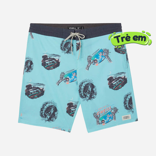 Boys' O'Neill Rail To Rail Cruzer 16" Boardshort - Blue