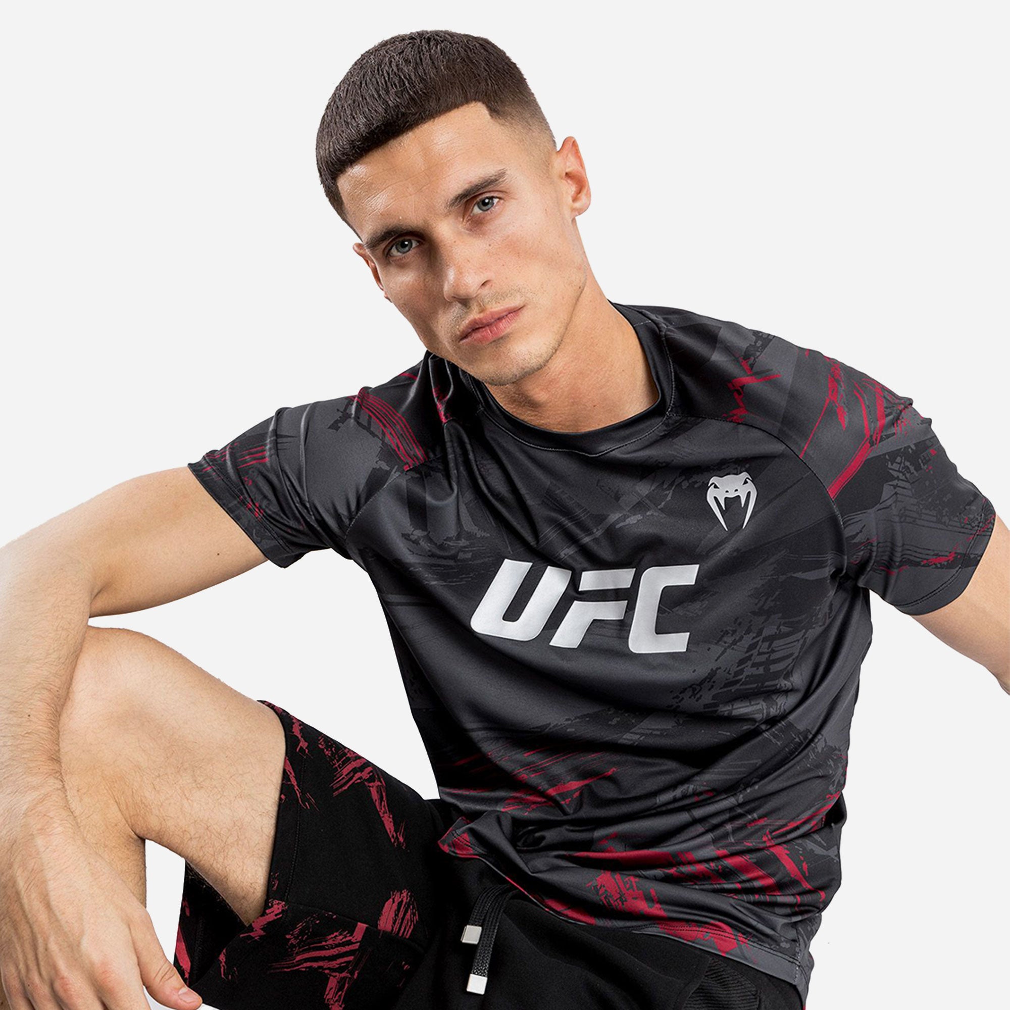 Áo Thun Nam Venum Ufc Authentic Fight Week 2.0 Dry Tech - Đen - Supersports Vietnam