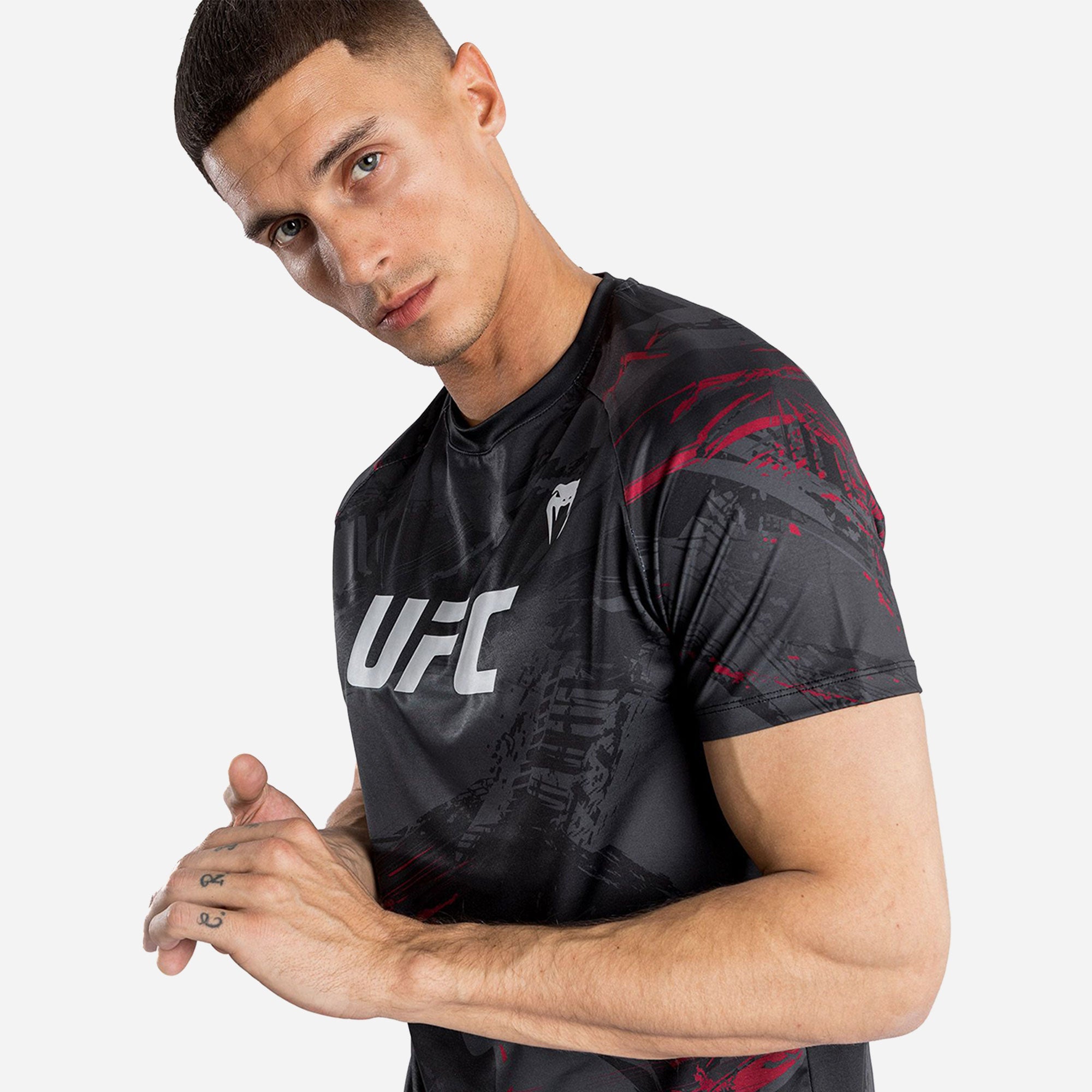 Áo Thun Nam Venum Ufc Authentic Fight Week 2.0 Dry Tech - Đen - Supersports Vietnam